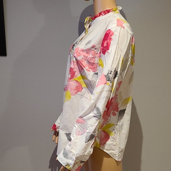 Talbots 100% cotton blouse size medium - Picture 4 of 7